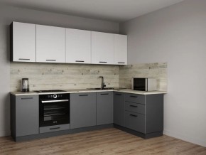 Кухонный гарнитур Меренга 2600*1600 (Стол. 38мм) в Ноябрьске - noyabrsk.ok-mebel.com | фото