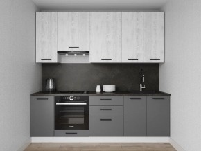 Кухонный гарнитур Санторини 2400 h950 (Стол. 38мм) в Ноябрьске - noyabrsk.ok-mebel.com | фото