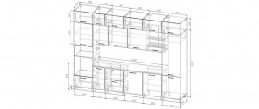Кухонный гарнитур Санторини 3400 (Стол. 26мм) в Ноябрьске - noyabrsk.ok-mebel.com | фото 2