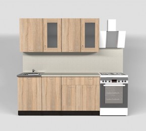 Кухня Симона Демо 1700 (Венга/Дуб Сонома) в Ноябрьске - noyabrsk.ok-mebel.com | фото 7