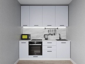 Кухонный гарнитур Смоки 2200 h950 (Стол. 38 мм) в Ноябрьске - noyabrsk.ok-mebel.com | фото
