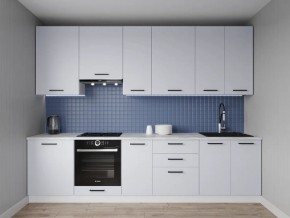 Кухонный гарнитур Смоки 2400 h950 (Стол. 38 мм) в Ноябрьске - noyabrsk.ok-mebel.com | фото