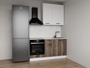 Кухонный гарнитур Старое Дерево 1600 h950 (Стол. 38мм) в Ноябрьске - noyabrsk.ok-mebel.com | фото
