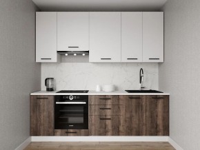 Кухонный гарнитур Старое Дерево 2400 h950 (Стол. 38мм) в Ноябрьске - noyabrsk.ok-mebel.com | фото