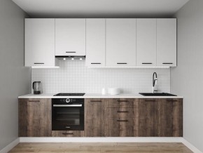 Кухонный гарнитур Старое Дерево 3000 h950 (Стол. 38мм) в Ноябрьске - noyabrsk.ok-mebel.com | фото