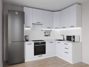 Кухонный гарнитур угловой Смоки 2200*1600 h950 (Стол. 26мм) в Ноябрьске - noyabrsk.ok-mebel.com | фото