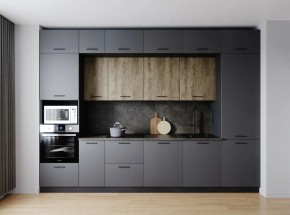 Кухонный гарнитур Умбра 3400 (Стол. 26мм) в Ноябрьске - noyabrsk.ok-mebel.com | фото