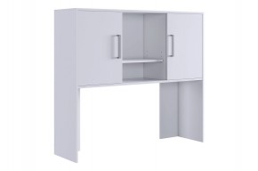 ЛАЙТ 2 Надстройка стола компьютерного (1200) белый в Ноябрьске - noyabrsk.ok-mebel.com | фото