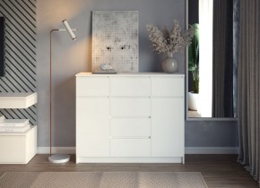 МОРИ МК 1200.4 Комод (белый) в Ноябрьске - noyabrsk.ok-mebel.com | фото 3