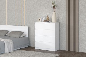 МС "Хилтон" Комод №1 800 (4 ящ.) белый текстурный в Ноябрьске - noyabrsk.ok-mebel.com | фото