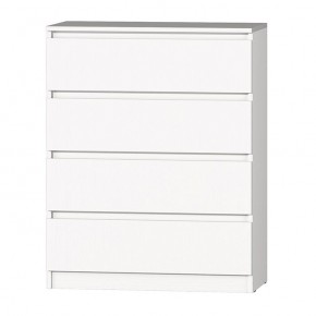 МС "Хилтон" Комод №1 800 (4 ящ.) белый текстурный в Ноябрьске - noyabrsk.ok-mebel.com | фото 2