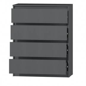 МС "Хилтон" Комод №1 800 (4 ящ.) графит в Ноябрьске - noyabrsk.ok-mebel.com | фото 3
