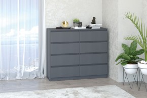 МС "Хилтон" Комод №3 1200 (8 ящ.) графит в Ноябрьске - noyabrsk.ok-mebel.com | фото