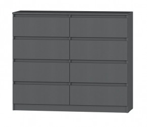 МС "Хилтон" Комод №3 1200 (8 ящ.) графит в Ноябрьске - noyabrsk.ok-mebel.com | фото 2