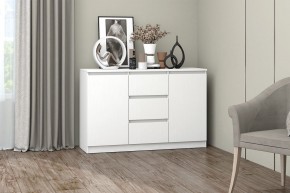 МС "Хилтон" Комод №4 1200 (белый текстурный) в Ноябрьске - noyabrsk.ok-mebel.com | фото