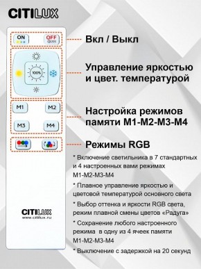 Накладной светильник Citilux Симпла CL714K480G в Ноябрьске - noyabrsk.ok-mebel.com | фото 10