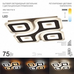 Накладной светильник Эра  SPB-6 GEO 4 RC 75 в Ноябрьске - noyabrsk.ok-mebel.com | фото 2
