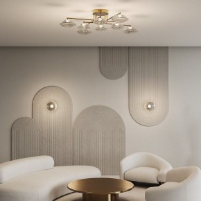 Накладной светильник Eurosvet Ripple 50389/1 LED латунь в Ноябрьске - noyabrsk.ok-mebel.com | фото 2
