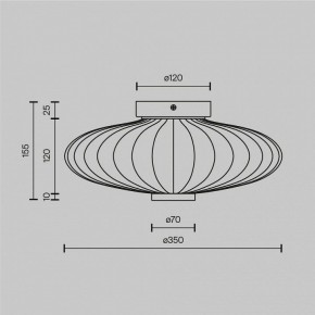 Накладной светильник Maytoni Amulet MOD555WL-L4G3K в Ноябрьске - noyabrsk.ok-mebel.com | фото 4