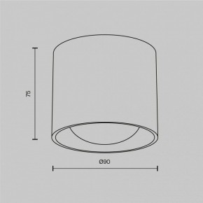 Накладной светильник Maytoni Lens C217CL-15W4K-B в Ноябрьске - noyabrsk.ok-mebel.com | фото 9