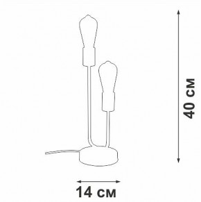 Настольная лампа декоративная Vitaluce V3005 V3005-1/2L в Ноябрьске - noyabrsk.ok-mebel.com | фото 5