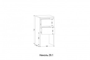 НИКОЛЬ 25 Шкаф 5-ти створчатый в Ноябрьске - noyabrsk.ok-mebel.com | фото 7