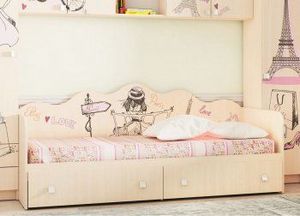 Кровать для детской КР24 Париж в Ноябрьске - noyabrsk.ok-mebel.com | фото 2