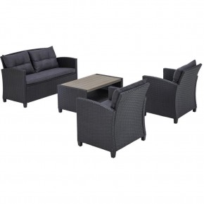 Плетеный комплект мебелис диваном AFM-804G Dark Grey в Ноябрьске - noyabrsk.ok-mebel.com | фото 3
