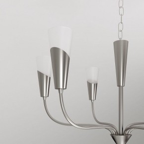 Подвесная люстра Eurosvet Rhyton 60167/6 никель в Ноябрьске - noyabrsk.ok-mebel.com | фото 8