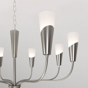 Подвесная люстра Eurosvet Rhyton 60167/8 никель в Ноябрьске - noyabrsk.ok-mebel.com | фото 7
