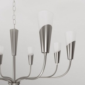 Подвесная люстра Eurosvet Rhyton 60167/8 никель в Ноябрьске - noyabrsk.ok-mebel.com | фото 8