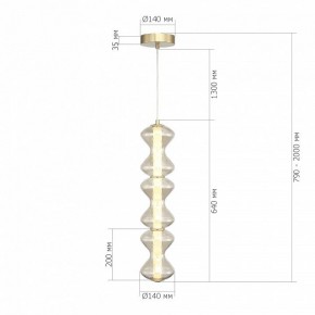 Подвесная люстра ST-Luce SPINE SL6136.213.01 в Ноябрьске - noyabrsk.ok-mebel.com | фото 4