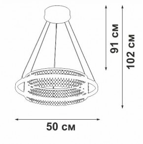 Подвесная люстра Vitaluce V54000 V54000-0/1S в Ноябрьске - noyabrsk.ok-mebel.com | фото 5