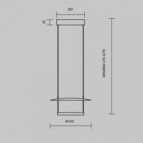 Подвесной светильник Maytoni Ambience MOD280PL-L23B3K1 в Ноябрьске - noyabrsk.ok-mebel.com | фото 4