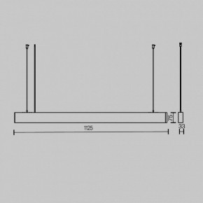 Подвесной светильник Maytoni BASIS P051PL-36W2.7-6K-W в Ноябрьске - noyabrsk.ok-mebel.com | фото 7