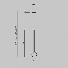 Подвесной светильник Maytoni Bubble dream MOD383PL-L4BS3K в Ноябрьске - noyabrsk.ok-mebel.com | фото 4