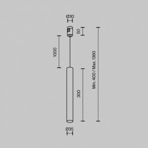 Подвесной светильник Maytoni Focus Led TR155-1-5W3K-BS в Ноябрьске - noyabrsk.ok-mebel.com | фото 4