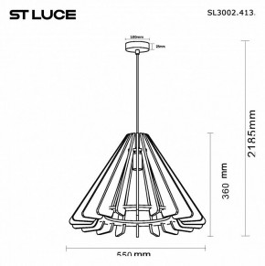 Подвесной светильник ST-Luce Sentito SL3002.413.01 в Ноябрьске - noyabrsk.ok-mebel.com | фото 5