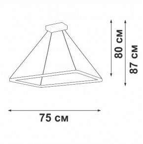 Подвесной светильник Vitaluce V2704 V2704-9/1S в Ноябрьске - noyabrsk.ok-mebel.com | фото 3