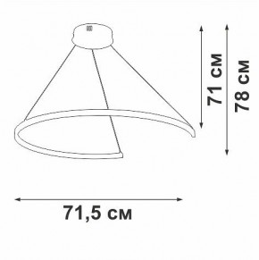 Подвесной светильник Vitaluce V2706 V2706-9/1S в Ноябрьске - noyabrsk.ok-mebel.com | фото 3
