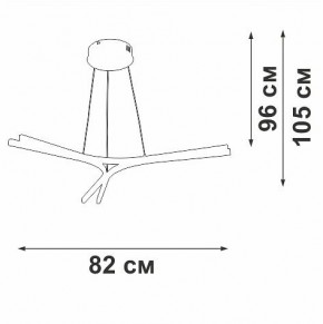 Подвесной светильник Vitaluce V2708 V2708-9/3S в Ноябрьске - noyabrsk.ok-mebel.com | фото 3