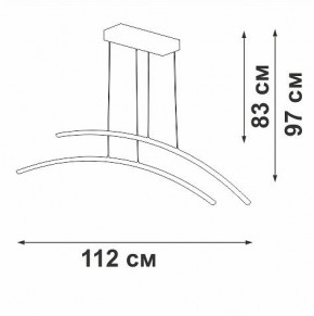 Подвесной светильник Vitaluce V2709 V2709-8/2S в Ноябрьске - noyabrsk.ok-mebel.com | фото 3