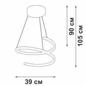 Подвесной светильник Vitaluce V3044 V3044-1/1S в Ноябрьске - noyabrsk.ok-mebel.com | фото 4