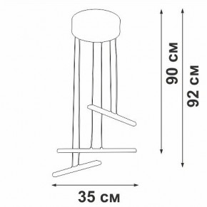 Подвесной светильник Vitaluce V3046 V3046-1/3S в Ноябрьске - noyabrsk.ok-mebel.com | фото 5