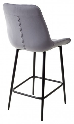 Полубарный стул ХОФМАН, цвет H-14 Серый, велюр / черный каркас H=63cm М-City в Ноябрьске - noyabrsk.ok-mebel.com | фото 5