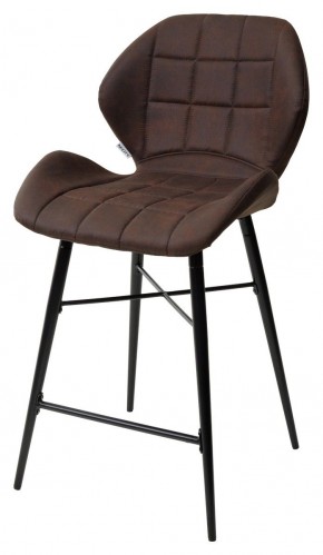Полубарный стул MARCEL COWBOY-#800 темно-коричневый (H=65cm), ткань микрофибра М-City в Ноябрьске - noyabrsk.ok-mebel.com | фото