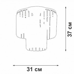 Потолочная люстра Vitaluce V5155 V5155-1/4PL в Ноябрьске - noyabrsk.ok-mebel.com | фото 4