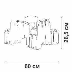 Потолочная люстра Vitaluce V5884 V5884-0/5PL в Ноябрьске - noyabrsk.ok-mebel.com | фото 3