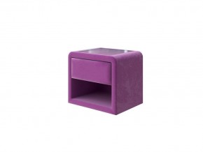 PROxSON Тумба Cube (Ткань: Велюр Shaggy Wine) 52x41 в Ноябрьске - noyabrsk.ok-mebel.com | фото