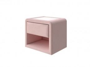 PROxSON Тумба Cube (Ткань: Велюр Ultra Розовый мусс) 52x41 в Ноябрьске - noyabrsk.ok-mebel.com | фото